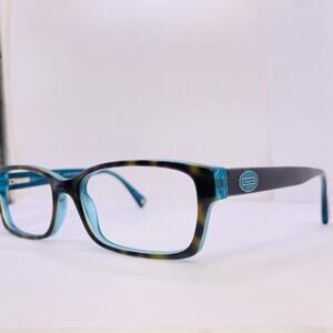 Coach Authentic Eyeglasses HC 6040 Brooklyn 5116 Dark Tortoise Teal 52 [] 16 135